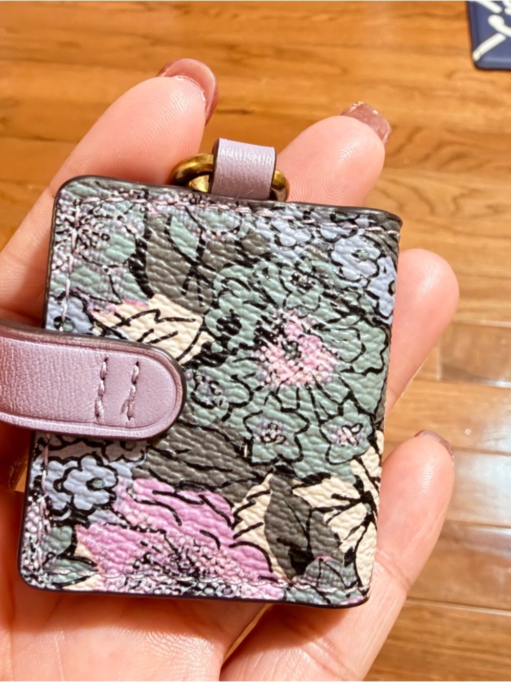 Coach Mini Photo Frame Picture Holder Keychain Bag Charm NWT - Picture 2 of 2